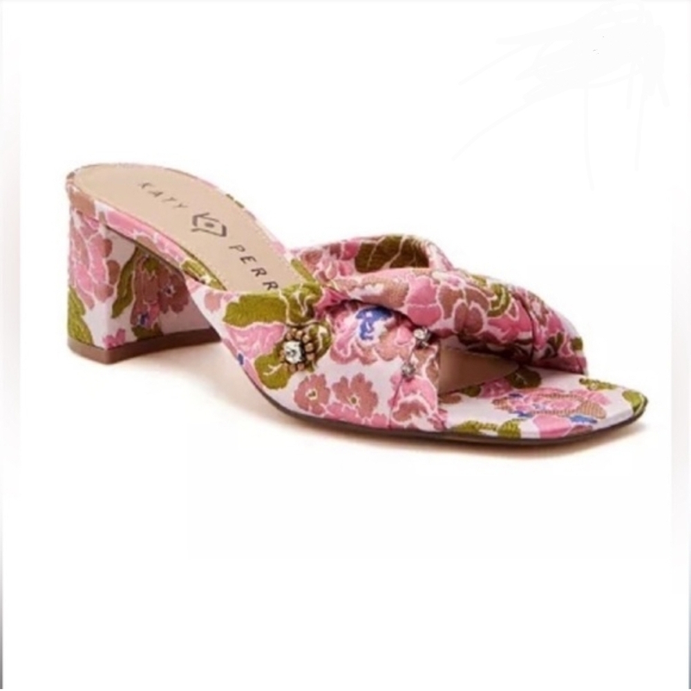 Katy Perry Collections The Tooliped Twisted Sandal Vintage Pink Sz 5.5